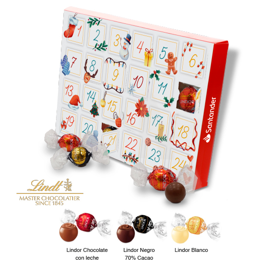 Advent Calendar with Lindt® Chocolats